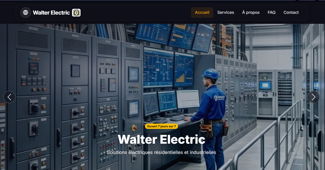 Business Website screenshot