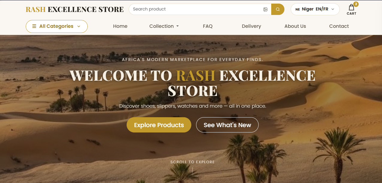 E-Commerce Store screenshot